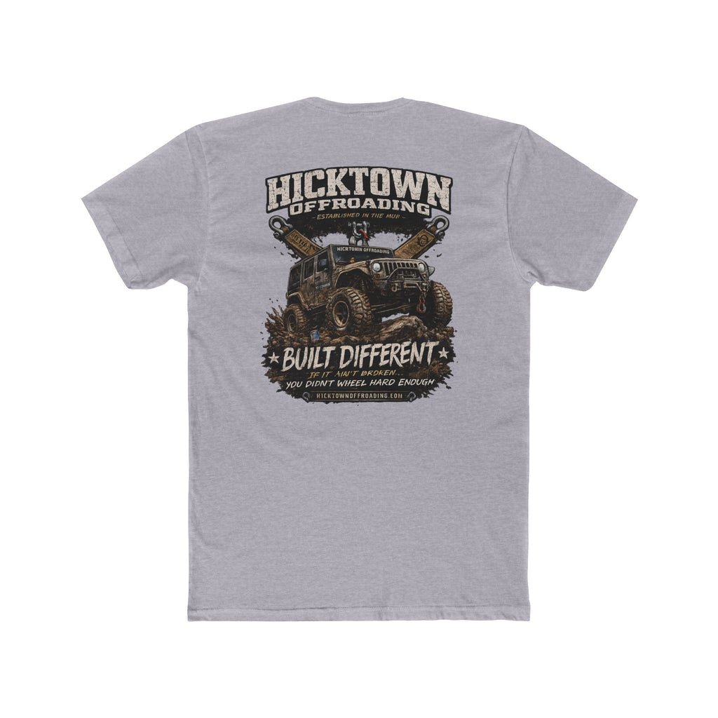 Hicktown Offroading Tee — "Built Different" Jeep Graphic T-Shirt