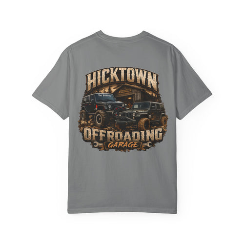 Hicktown Offroading Garage T-Shirt featuring Doc Holliday and Monkey Business