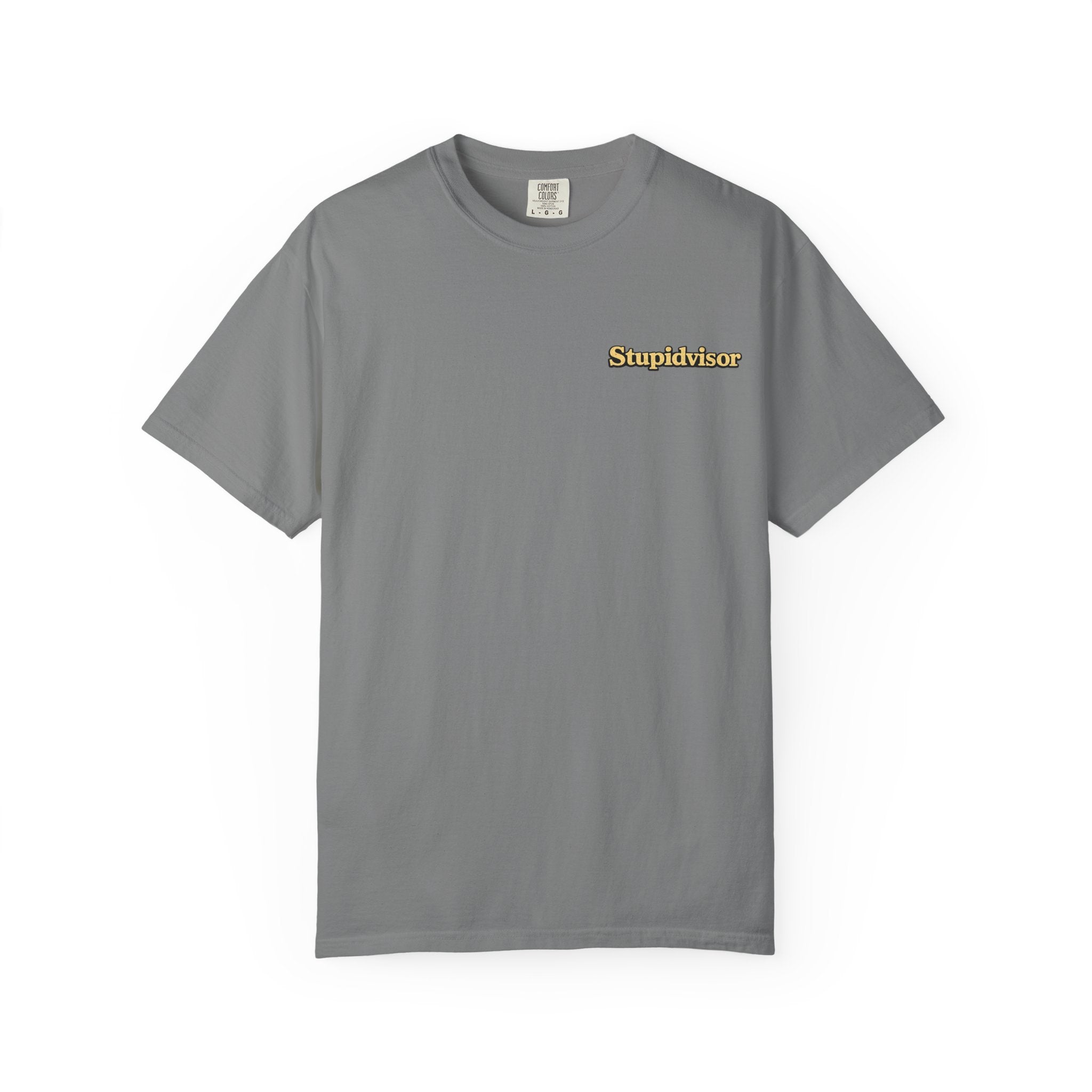 Hicktown Offroading T-Shirt — 'Stupidvisor' Chest Logo, Back Graphic